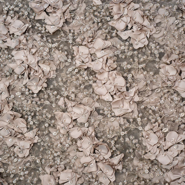 Moonstone Bloom Net Fabric